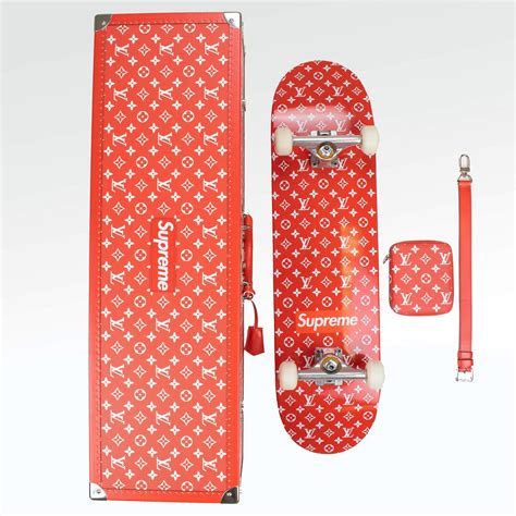 supremew louis vuitton skateboard trunk replica|louis vuitton supreme trunks.